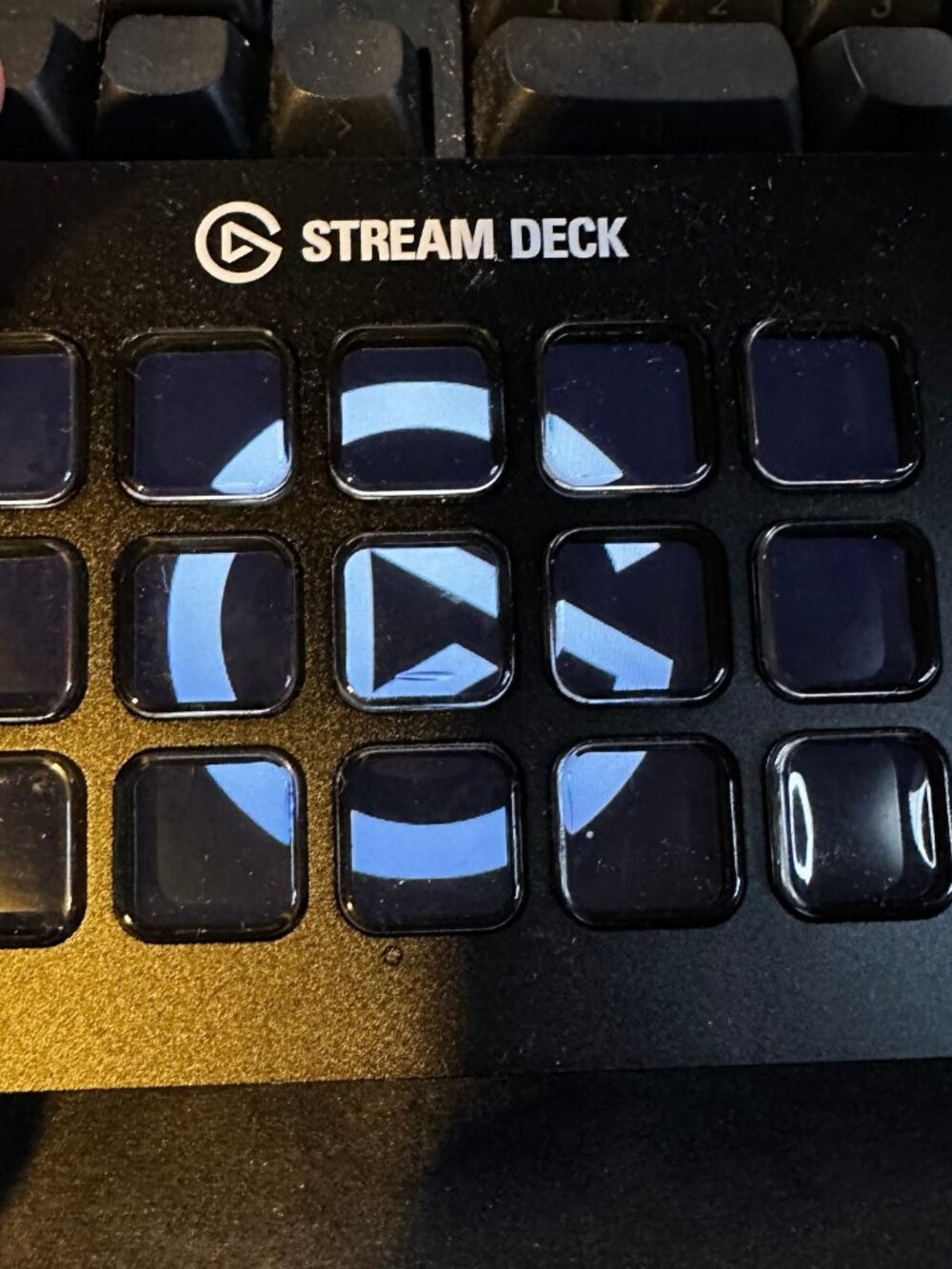Elgato Stream Deck 15-Key Original Fixed Cable TESTED